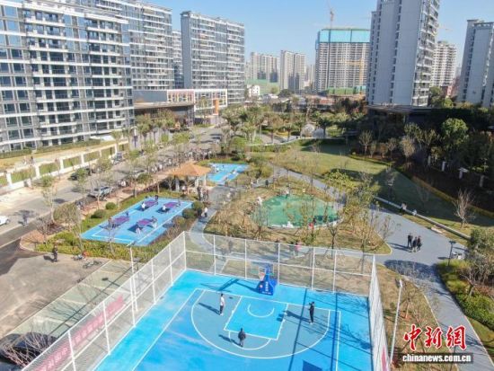 江西贛州:“口袋體育公園”受熱捧